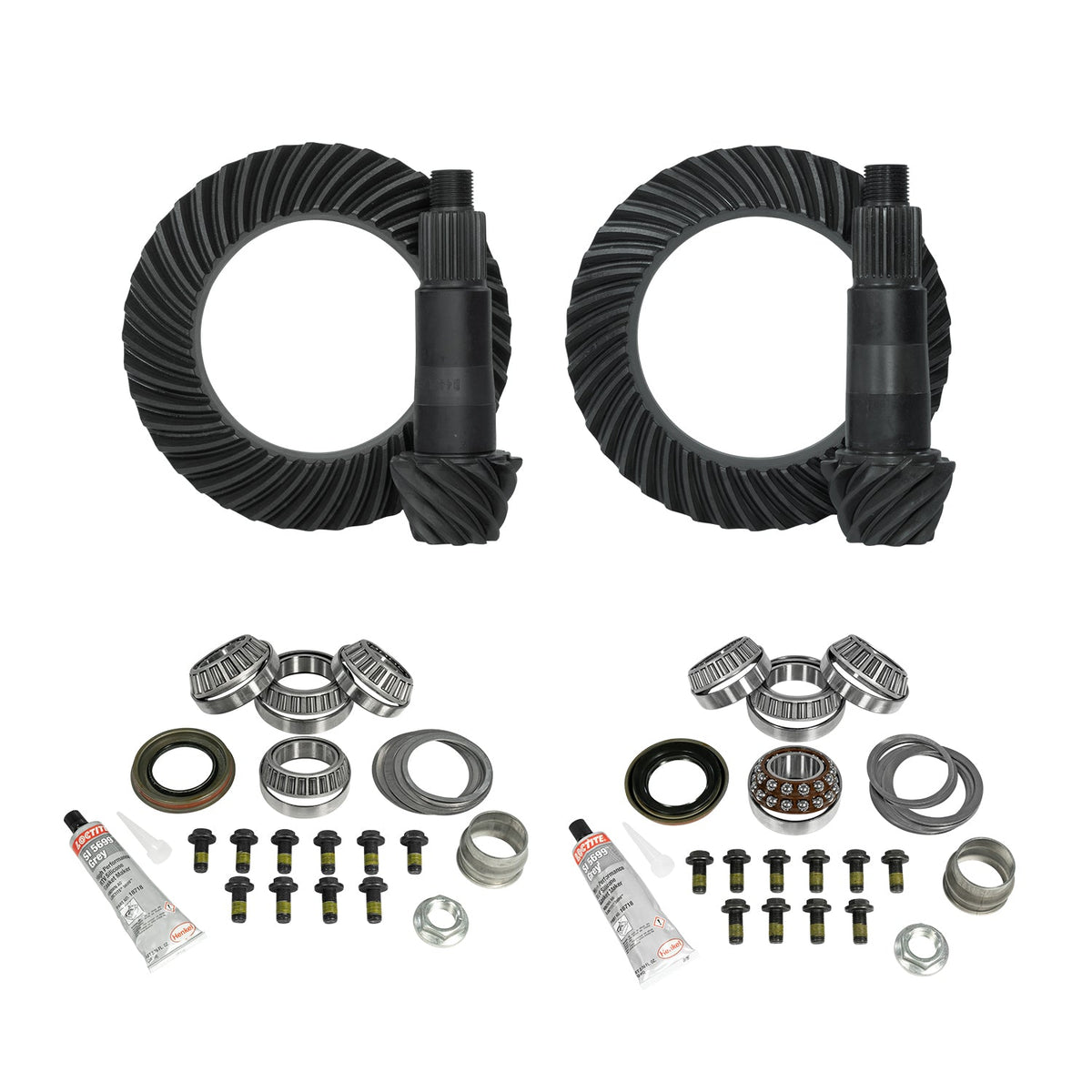 Yukon Re-Gear and Install Kit Dana 44 front rear Jeep JL JT Rubicon 3.73