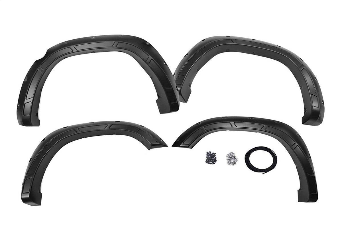 Rough Country Defender Fender Flares PRV Delmonico Red Ram 1500 2WD 4WD (2019-2024)