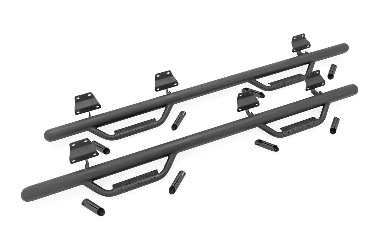 Rough Country Nerf Steps Cab Length Crew Ford F-150 Lightning F-250 F-350 Raptor (15-26)