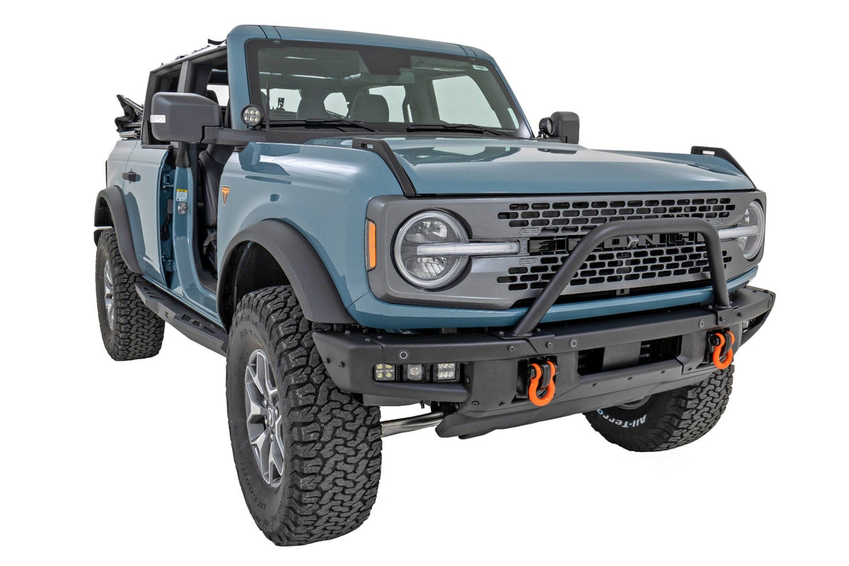Rough Country Safari Bar 6.5 Inch Round LED OE Modular Steel Ford Bronco 4WD (21-26)