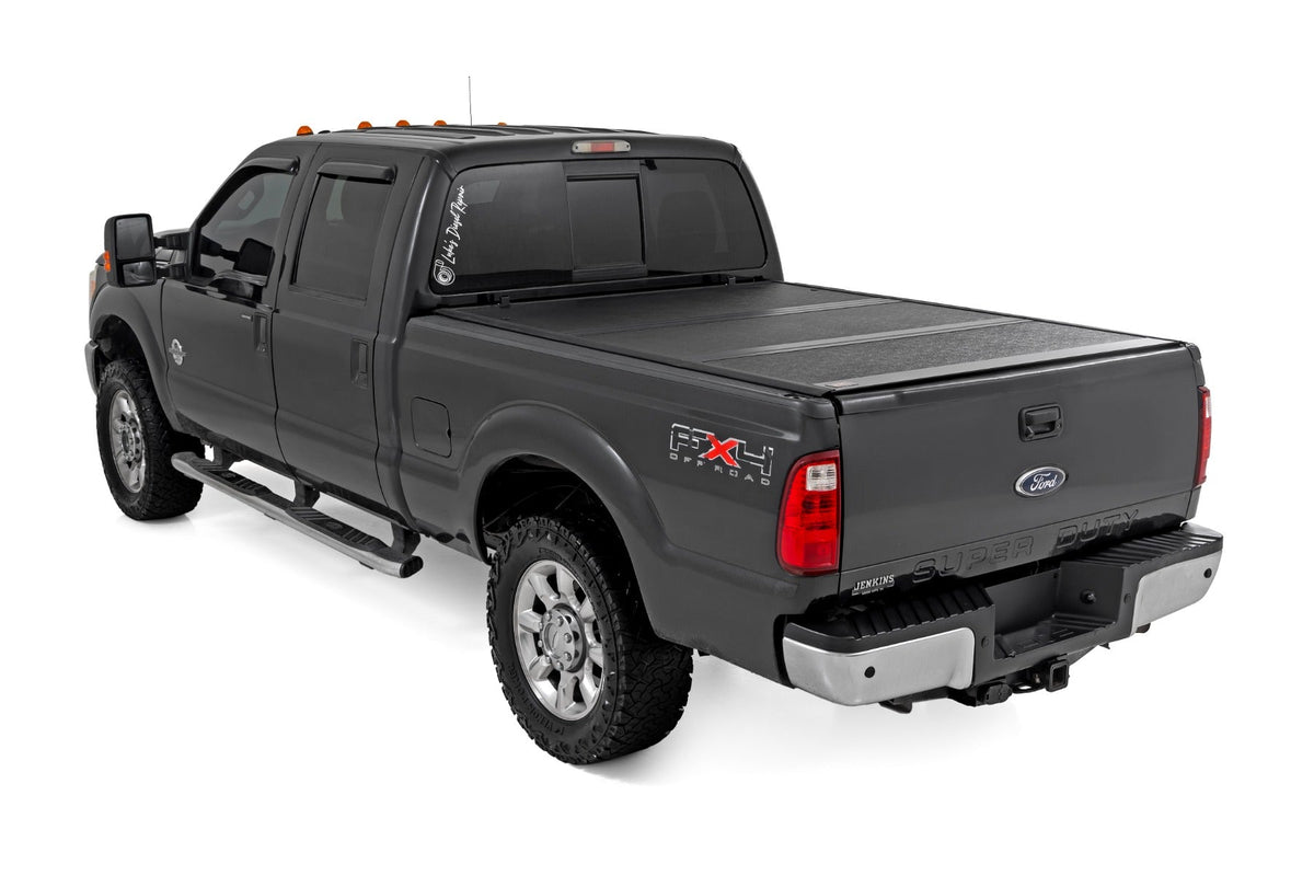 Rough Country Hard Low Profile Bed Cover 6 10 Bed Ford F-250 F-350 Super Duty (99-16)