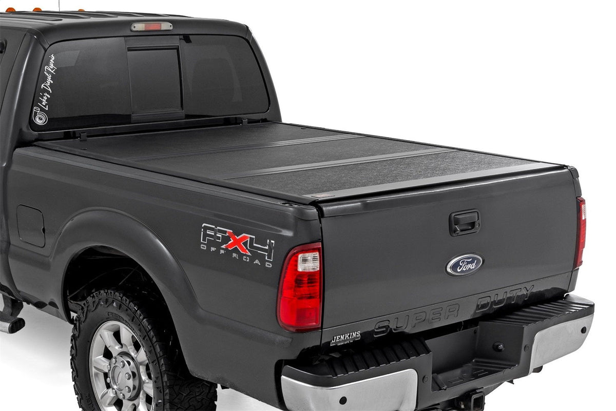 Rough Country Hard Low Profile Bed Cover 6 10 Bed Ford F-250 F-350 Super Duty (99-16)