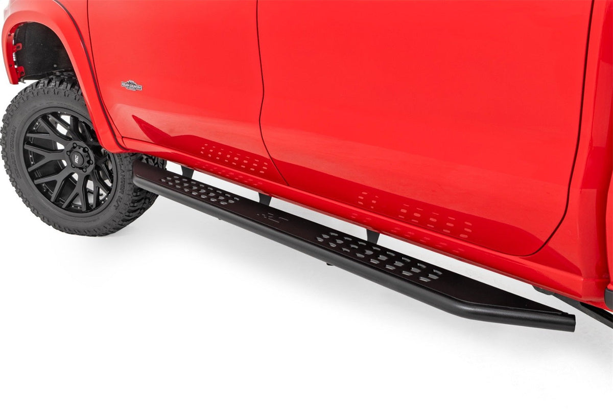 Rough Country OV2 Running Boards Side Step Bars 2-Door Ford Bronco (2 Door) (21-26)