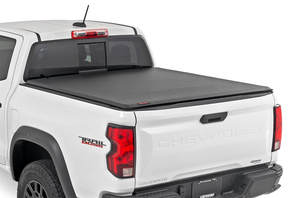 Rough Country Soft Roll Up Bed Cover 5 Bed Chevy GMC Canyon Colorado 2WD 4WD (15-26)