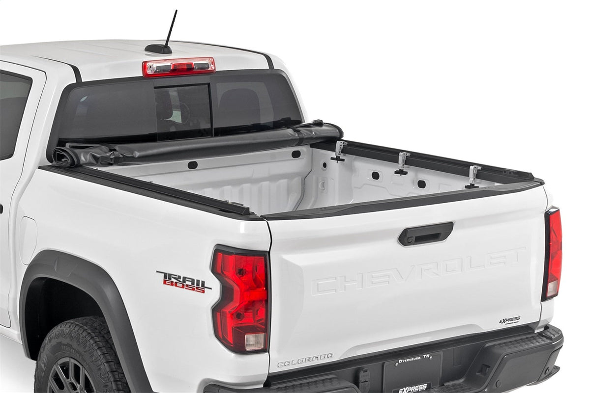 Rough Country Soft Roll Up Bed Cover 5 Bed Chevy GMC Canyon Colorado 2WD 4WD (15-26)
