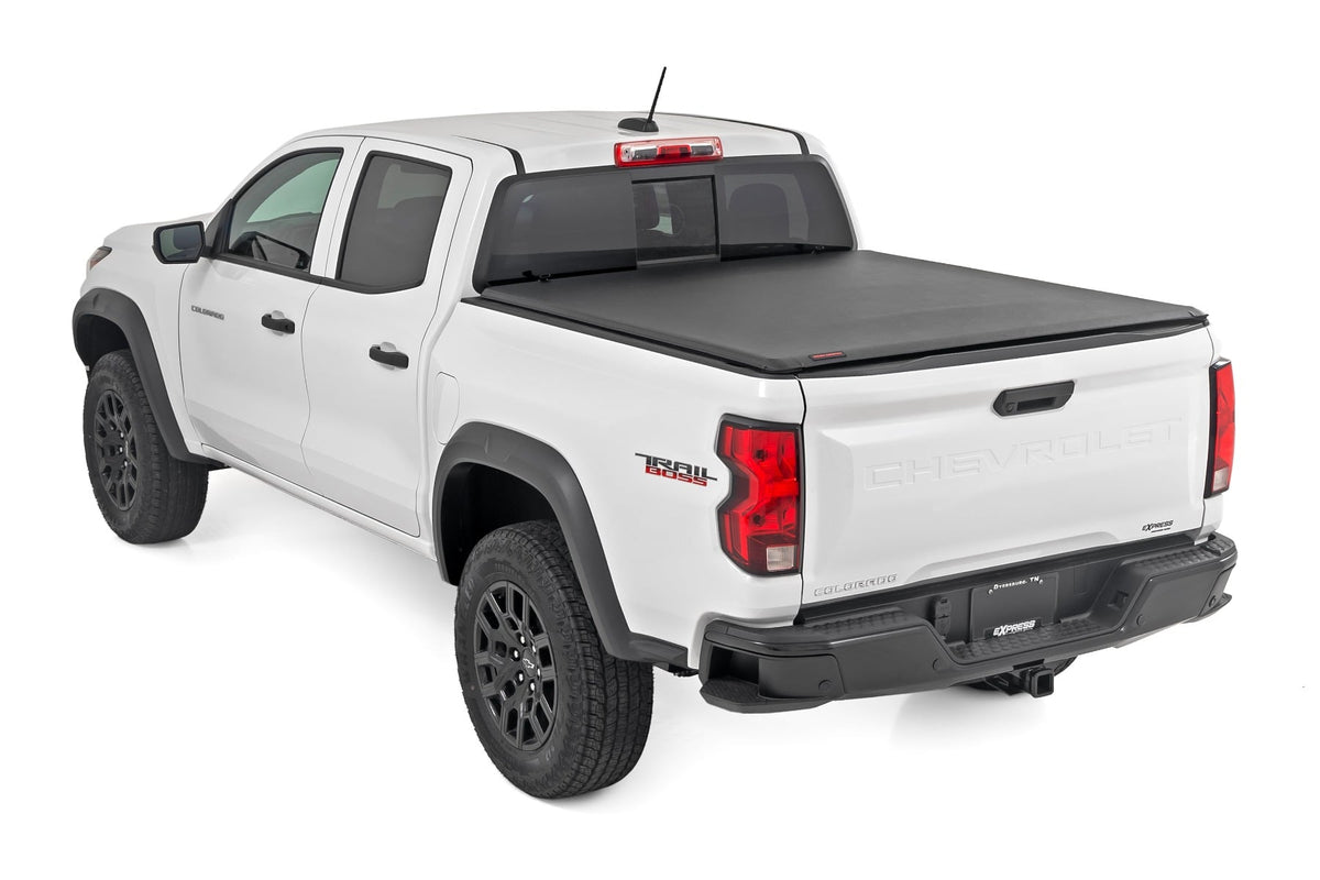 Rough Country Soft Roll Up Bed Cover 5 Bed Chevy GMC Canyon Colorado 2WD 4WD (15-26)