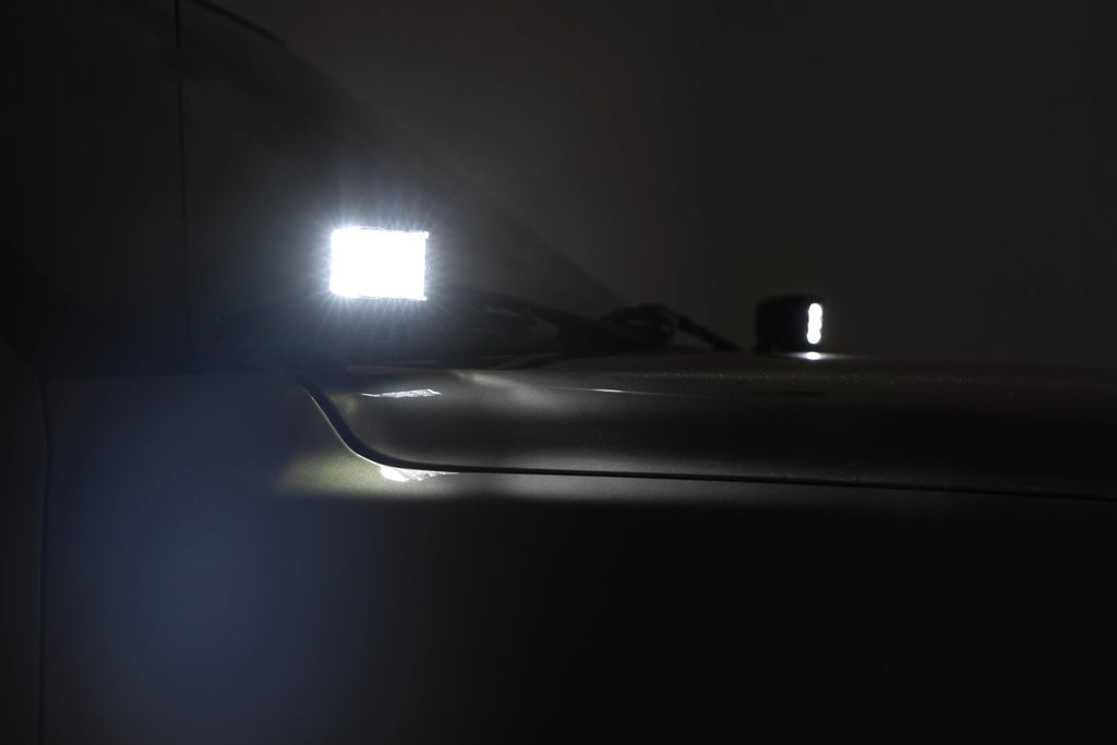 Rough Country LED Light Kit Ditch Mount 2 Spectrum Pair Spot Chevy Silverado 1500 (99-06) Tahoe (00-06)