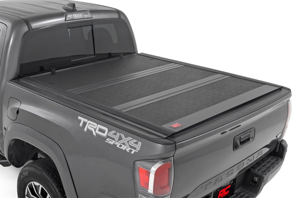 Rough Country Hard Low Profile Bed Cover 6 Bed Toyota Tacoma 2WD 4WD (2016-2023)