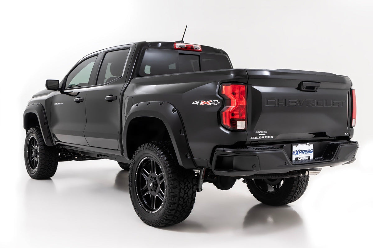 Rough Country Pocket Fender Flares GAL Reef Blue Chevy Colorado 2WD 4WD (2023-2026)