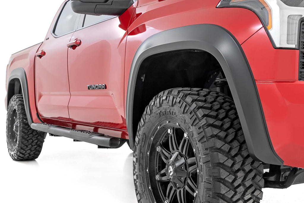 Rough Country Sport Fender Flares Black Toyota Tundra 2WD 4WD (2022-2026)