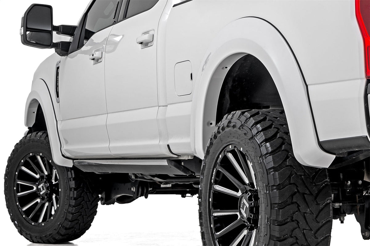 Rough Country Sport Fender Flares N1 Blue Jeans Ford F-250 F-350 Super Duty (17-22)