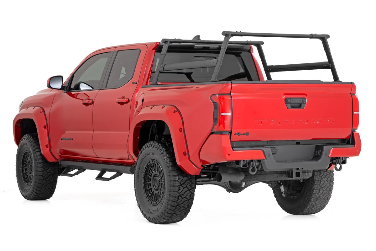 Rough Country SRL2 Adjustable Aluminum Steps Double Cab Toyota Tacoma 2WD 4WD 24-26
