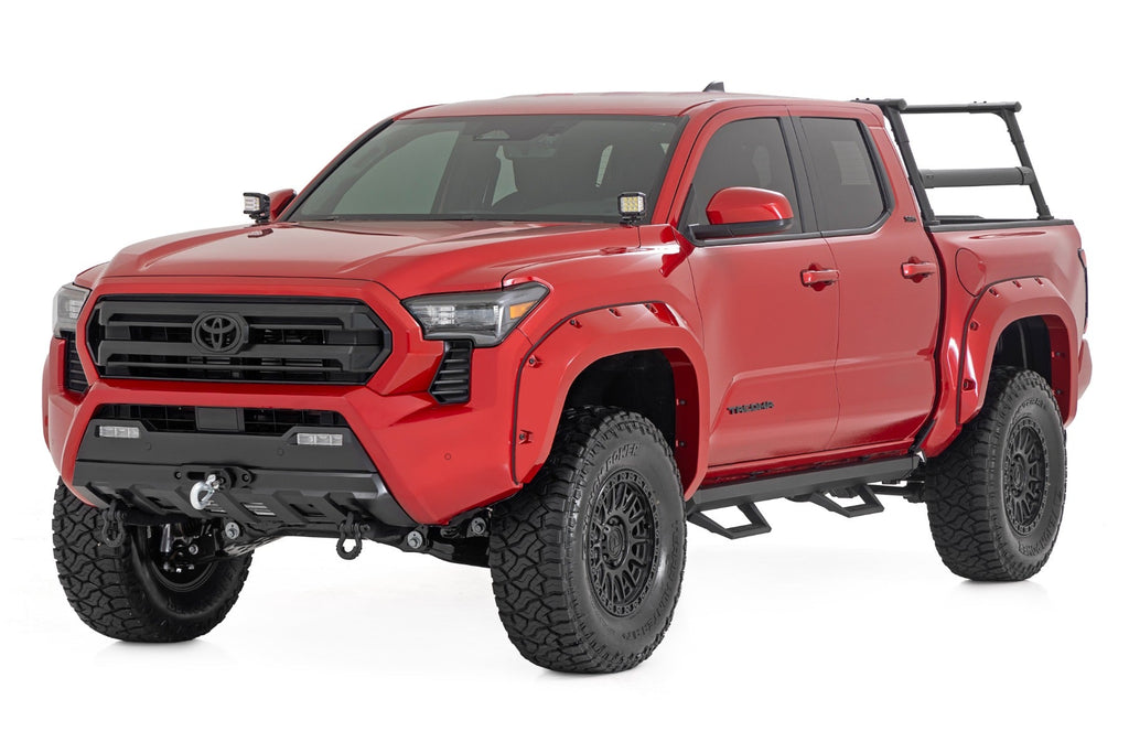 Rough Country SRL2 Adjustable Aluminum Steps Double Cab Toyota Tacoma 2WD 4WD 24-26