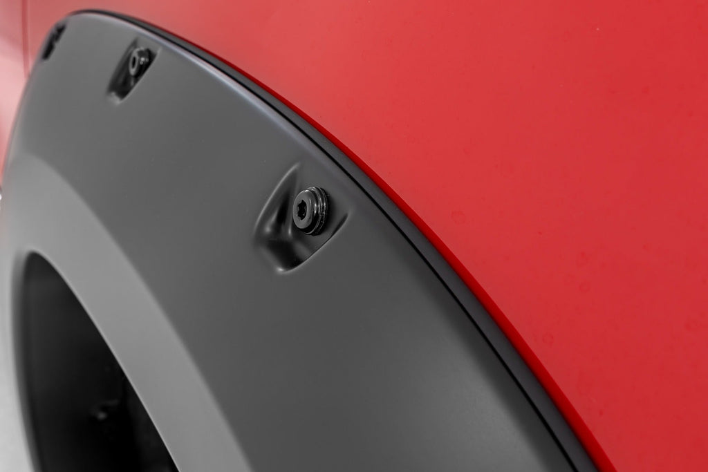 Rough Country Pocket Fender Flares PRV Delmonico Red Ram 1500 2WD 4WD (2019-2024)
