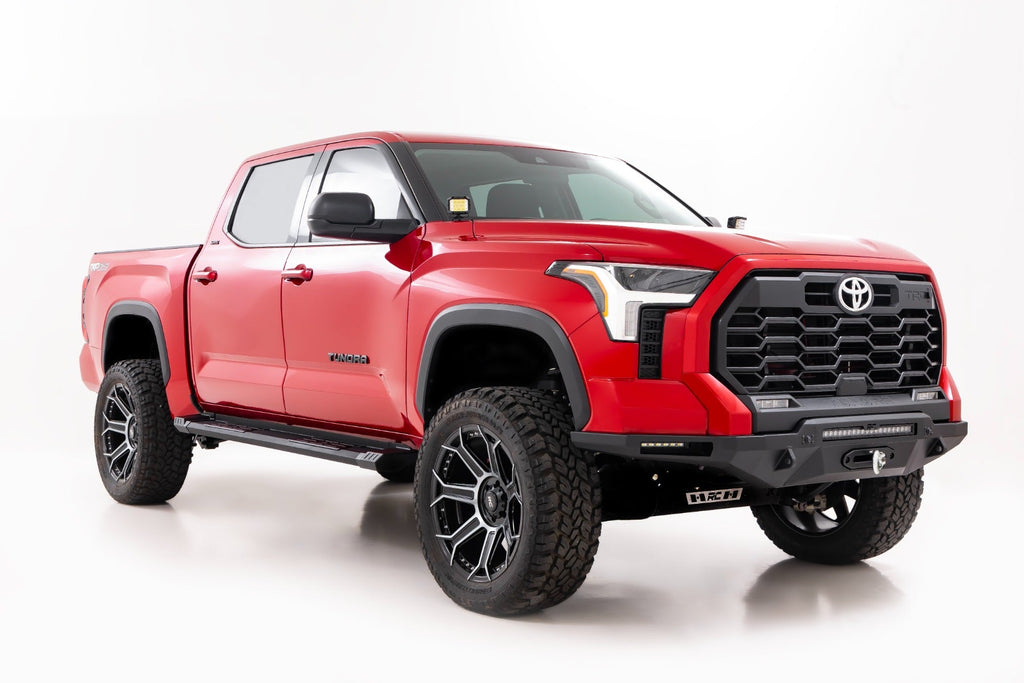Rough Country HD2 Aluminum Running Boards CrewMax Toyota Tundra 2WD 4WD (2022-2026)