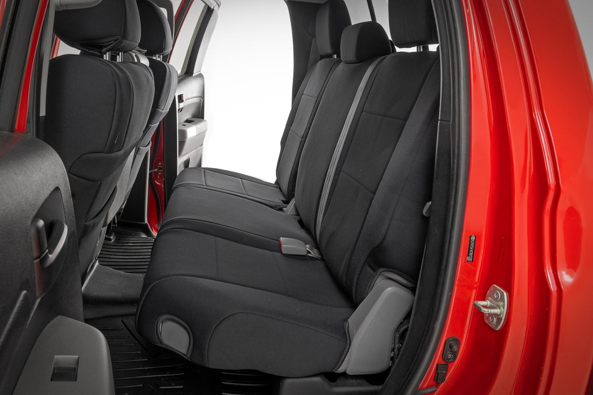 Rough Country Seat Covers FR w Console Cover and Rear Toyota Tundra 2WD 4WD (07-13)