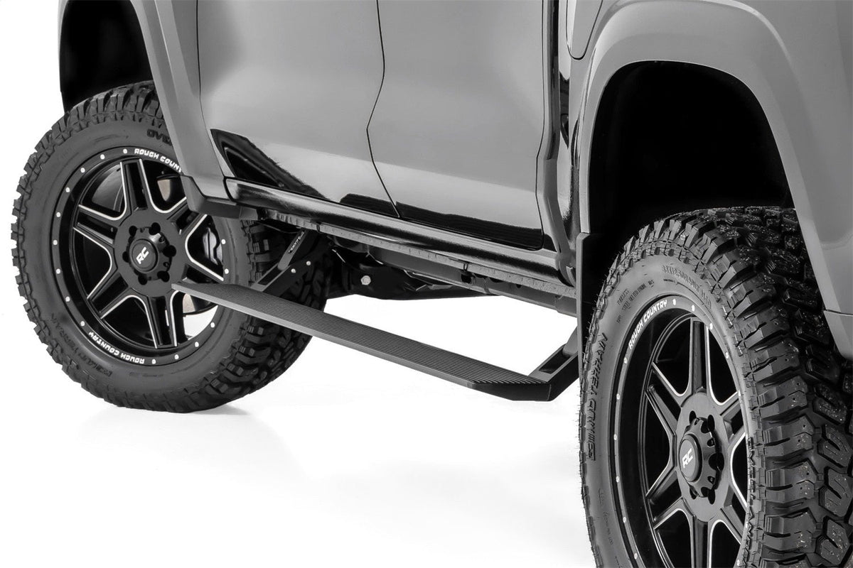 Rough Country Power Running Boards Dual Electric Motor Crew Cab Chevy GMC Canyon Colorado (15-26)
