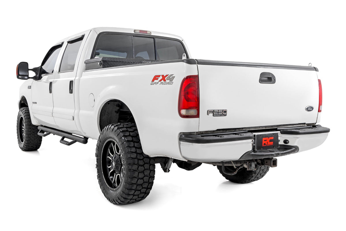 Rough Country Nerf Steps Cab Length Crew Cab Ford F-250 F-350 Super Duty (99-16)