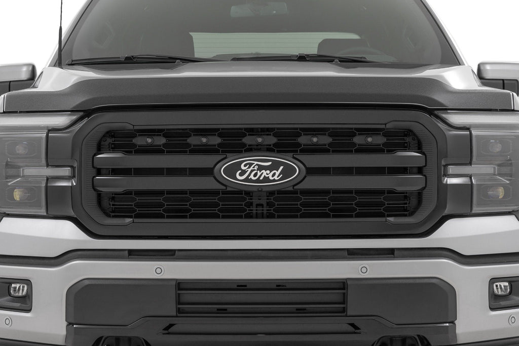 Rough Country Hood Protector Gloss Black Ford F-150 2WD 4WD (2021-2026)