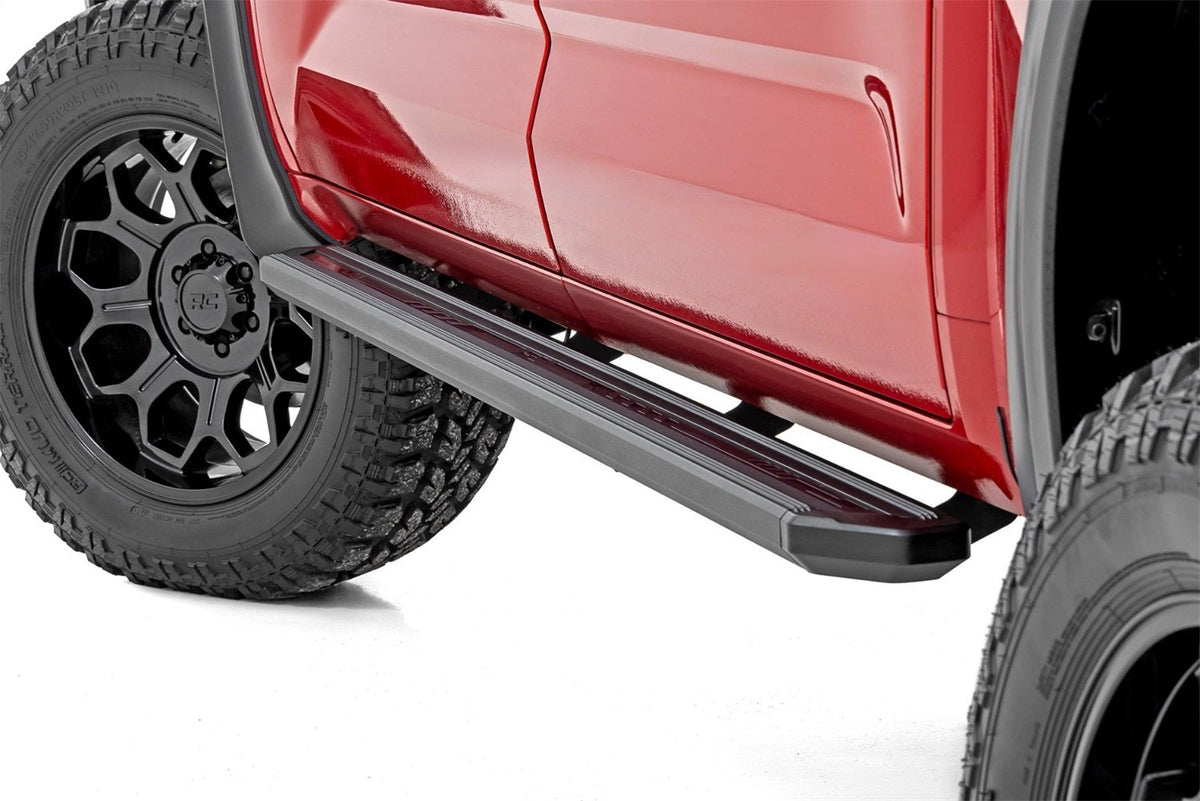 Rough Country Multi-Color LED Running Boards CrewMax Toyota Tundra 2WD 4WD (2022-2026)