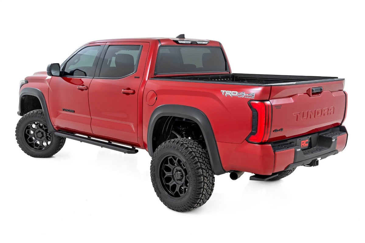 Rough Country Multi-Color LED Running Boards CrewMax Toyota Tundra 2WD 4WD (2022-2026)