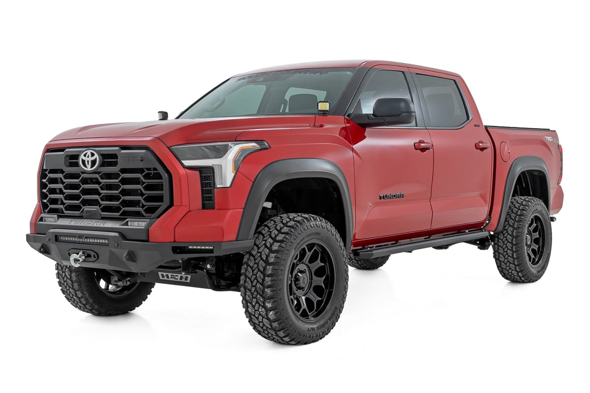 Rough Country Multi-Color LED Running Boards CrewMax Toyota Tundra 2WD 4WD (2022-2026)