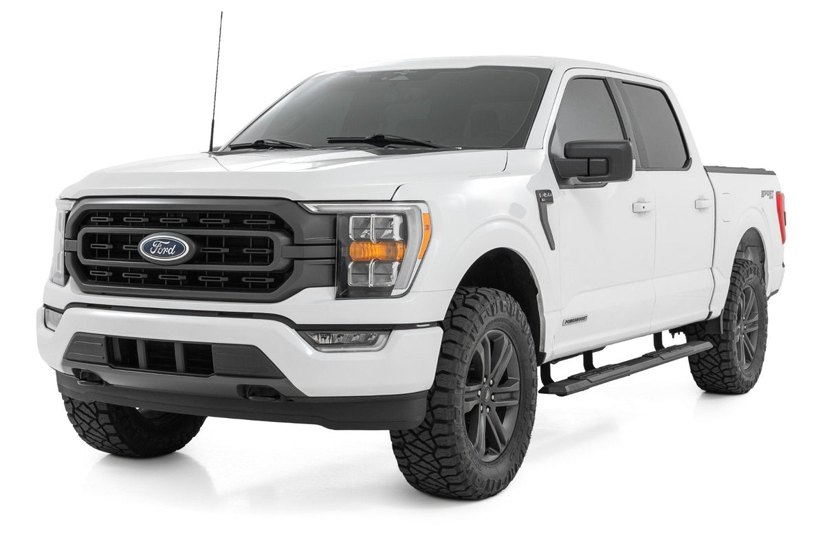 Rough Country TR2 Running Boards Ford F-150 Lightning F-250 F-350 Raptor (2015-2026)