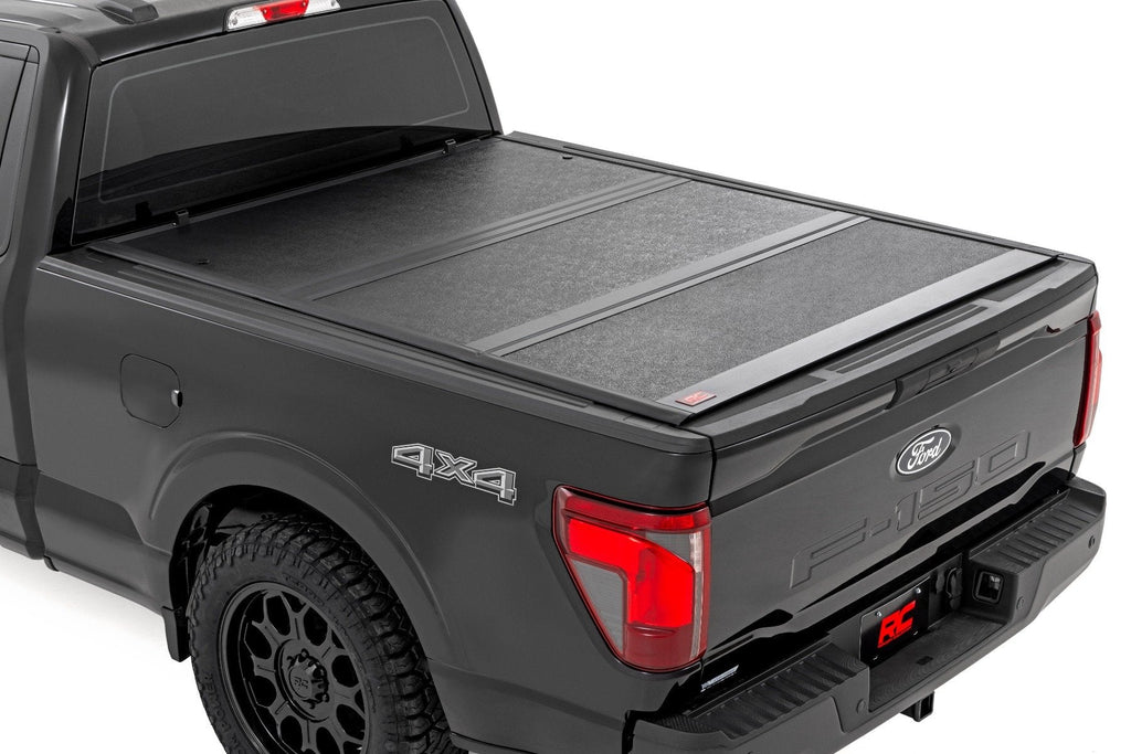 Rough Country Hard Low Profile Bed Cover 6 7 Bed Ford F-150 2WD 4WD (2021-2026)