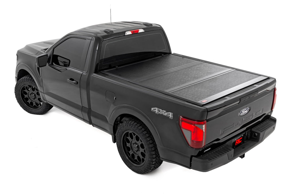 Rough Country Hard Low Profile Bed Cover 6 7 Bed Ford F-150 2WD 4WD (2021-2026)
