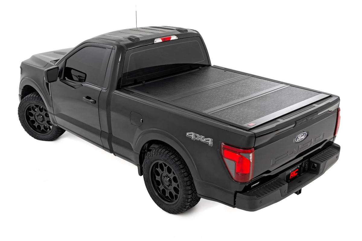 Rough Country Hard Low Profile Bed Cover 6 7 Bed Ford F-150 2WD 4WD (2021-2026)