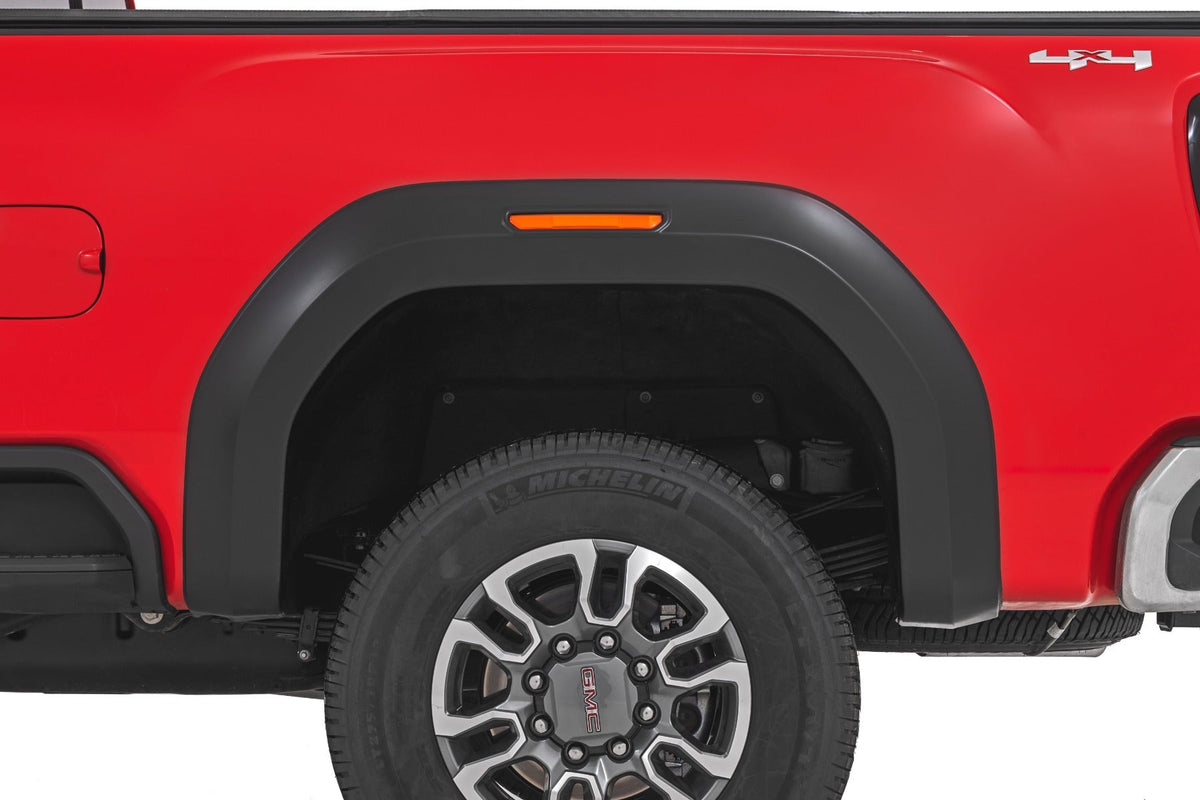 Rough Country Sport Fender Flares GAZ Summit White GMC Sierra 2500 HD Sierra 3500 HD (20-26)