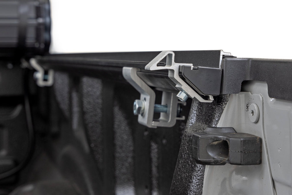 Rough Country Hard Roll Up Bed Cover 5 7 Bed Ford F-150 (15-26) F-150 Lightning (22-26)