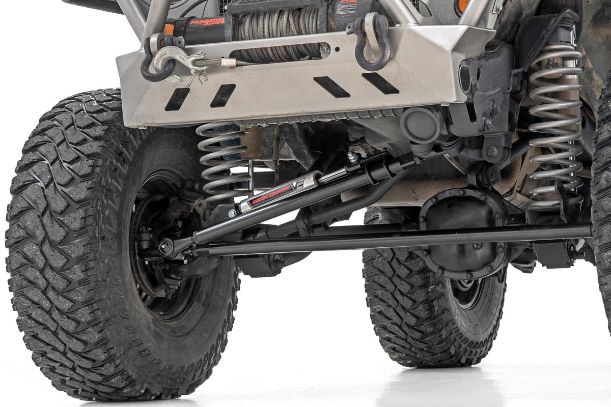 Rough Country HD Steering Kit V2 Stabilizer Combo Jeep Cherokee XJ Comanche MJ Wrangler TJ