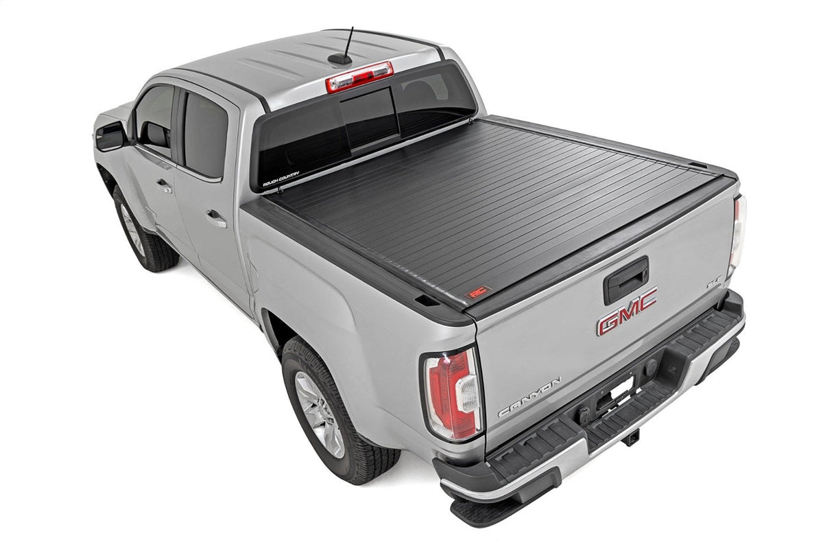 Rough Country Hard Roll Up Bed Cover 5 Bed Chevy GMC Canyon Colorado 2WD 4WD (15-22)