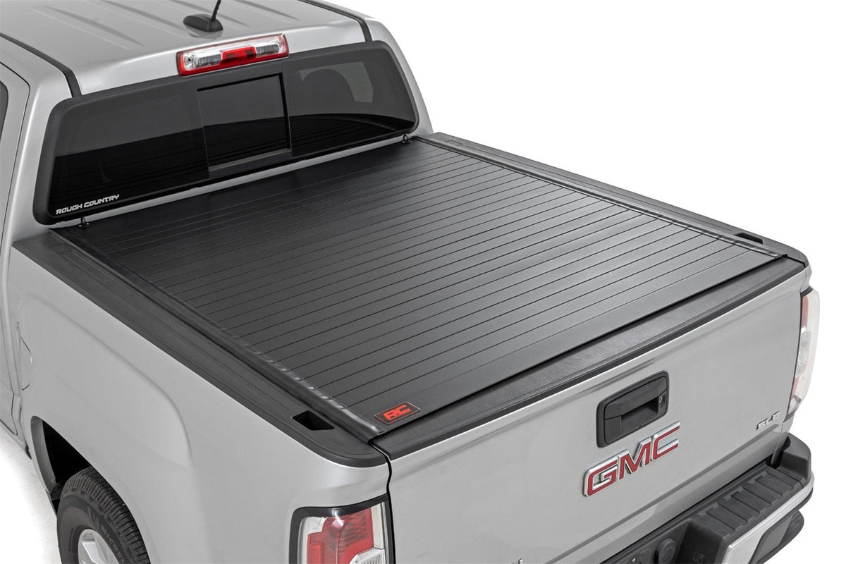 Rough Country Hard Roll Up Bed Cover 5 Bed Chevy GMC Canyon Colorado 2WD 4WD (15-22)