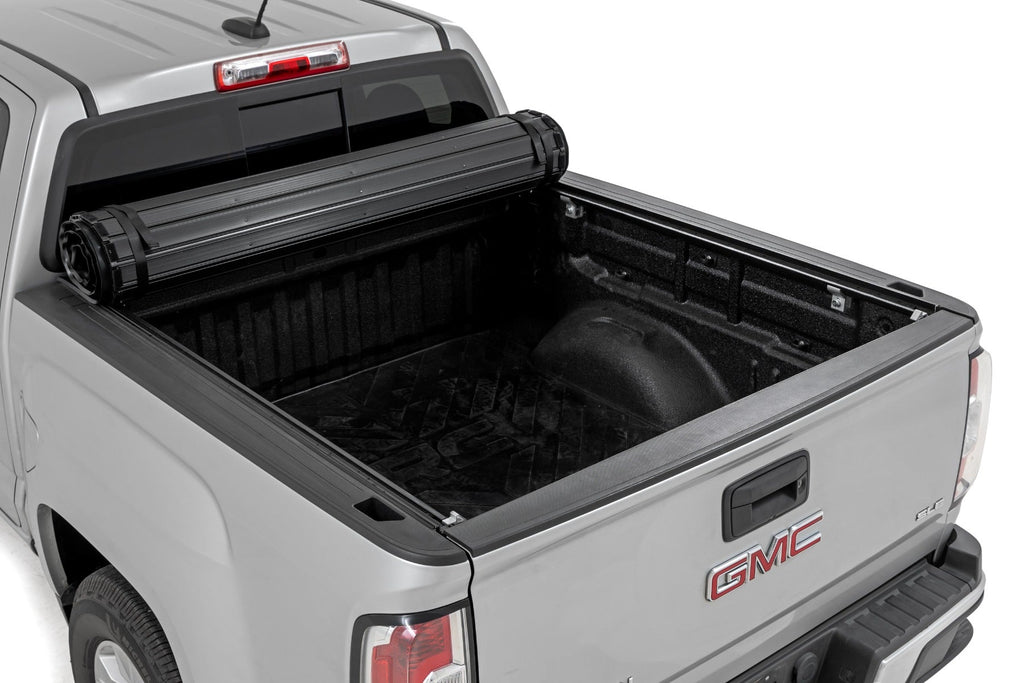 Rough Country Hard Roll Up Bed Cover 5 Bed Chevy GMC Canyon Colorado 2WD 4WD (15-22)