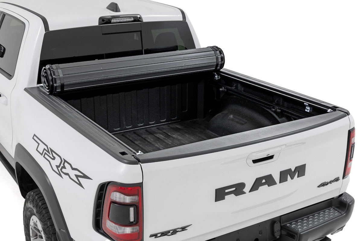 Rough Country Hard Roll Up Bed Cover 5 7 Bed Ram 1500 (19-26) 1500 TRX (21-24)