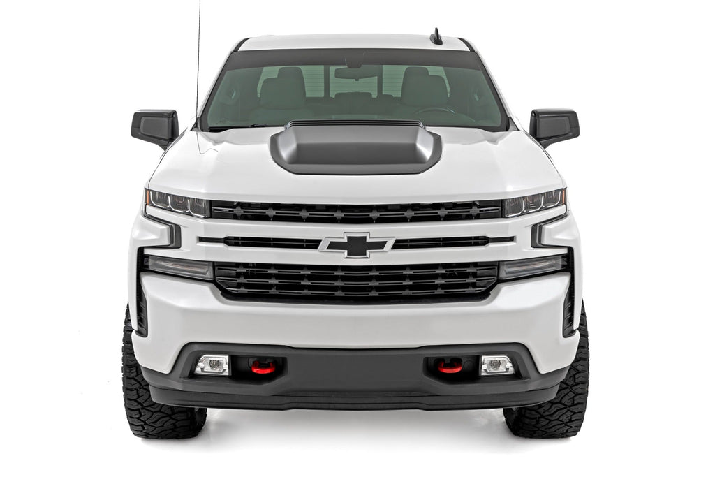 Rough Country Hood Scoop G7C Red Hot Chevy Silverado 1500 2WD 4WD (2019-2026)