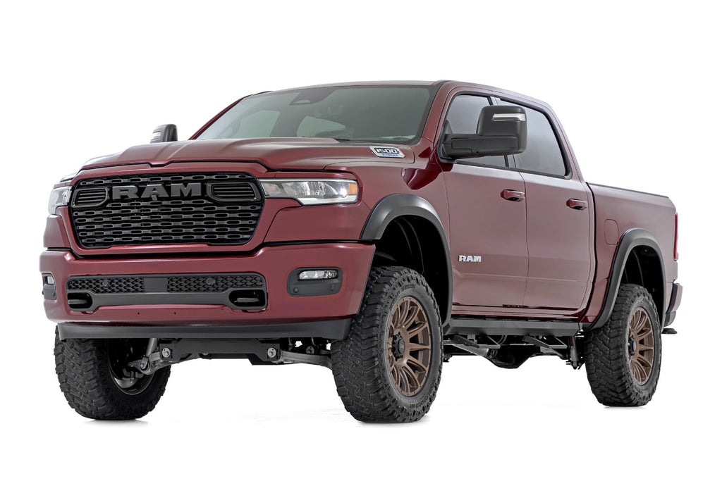 Rough Country Sport Fender Flares PW7 Bright White Ram 1500 2WD 4WD (2025-2026)