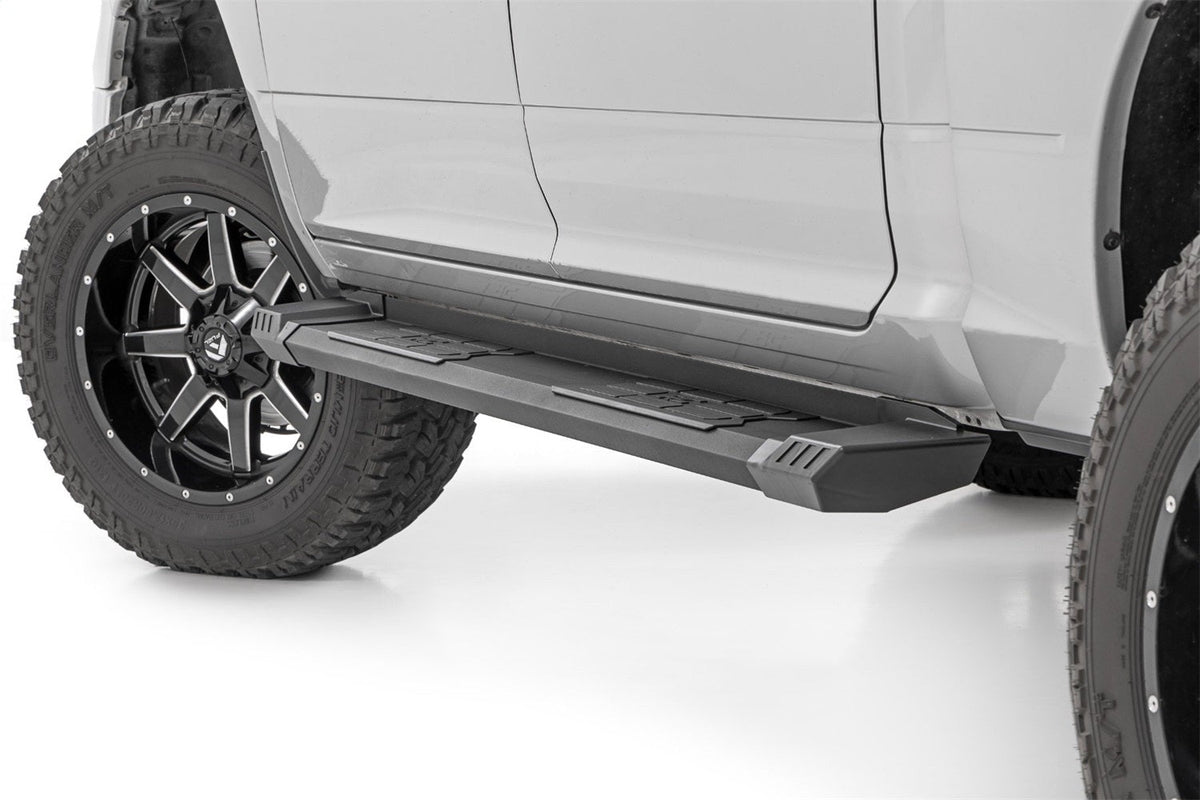 Rough Country HD2 Running Boards Quad Cab Ram 1500 2500 3500 2WD 4WD 2010-2025 and Classic