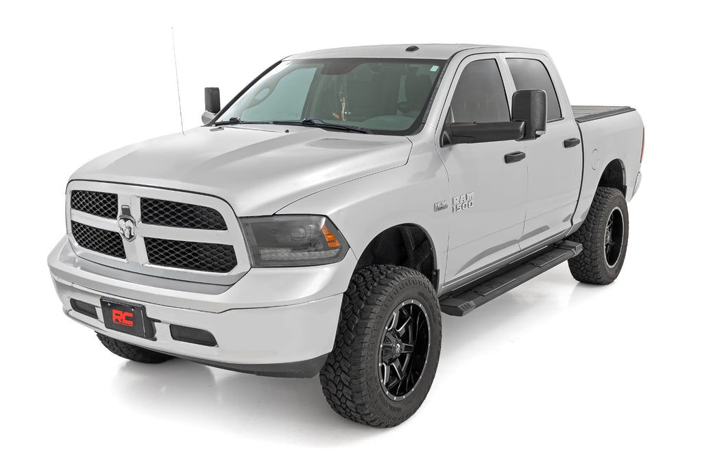 Rough Country HD2 Running Boards Crewmax Cab Ram 1500 2500 3500 2WD 4WD (2010-2025 Classic)
