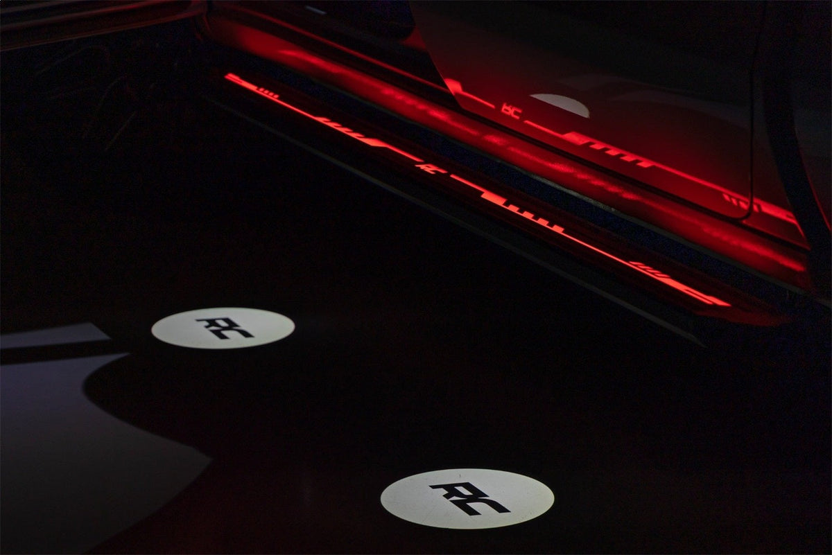 Rough Country Multi-Color LED Running Boards Crew Cab Ram 1500 (19-26) 1500 TRX (21-24)