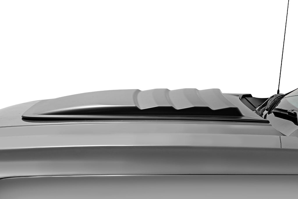 Rough Country Hood Scoop GXD Sterling Grey Metallic GMC Sierra 1500 2WD 4WD (2019-2026)