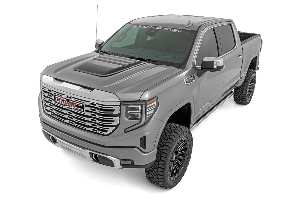 Rough Country Hood Scoop GJI Dark Sky GMC Sierra 1500 2WD 4WD (2019-2026)