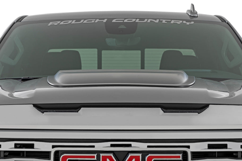 Rough Country Hood Scoop GB8 Ebony Twilight GMC Sierra 1500 2WD 4WD (2019-2026)