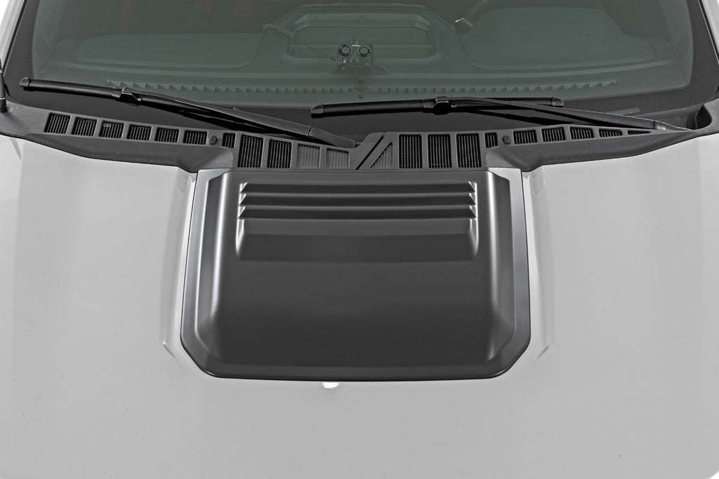 Rough Country Hood Scoop Gloss Black Ford F-150 2WD 4WD (2021-2026)