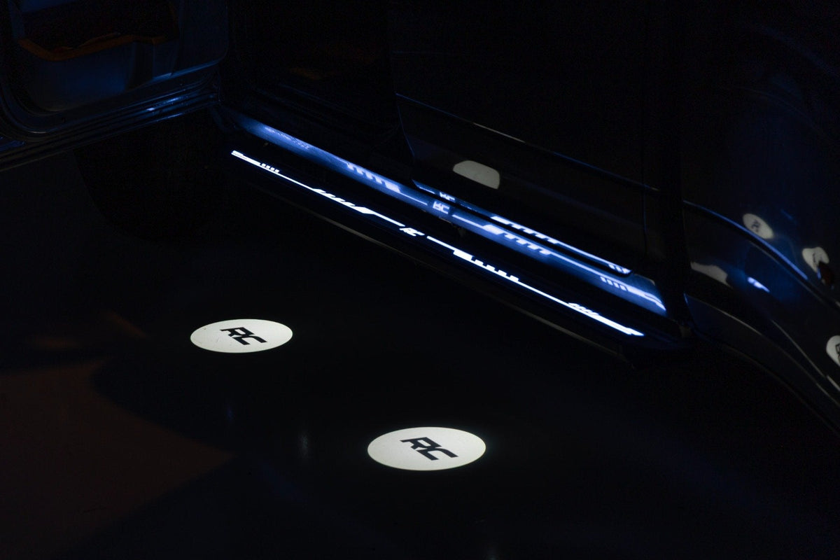 Rough Country Multi-Color LED Running Boards Crew Cab Ram 2500 3500 2WD 4WD (2011-2026)