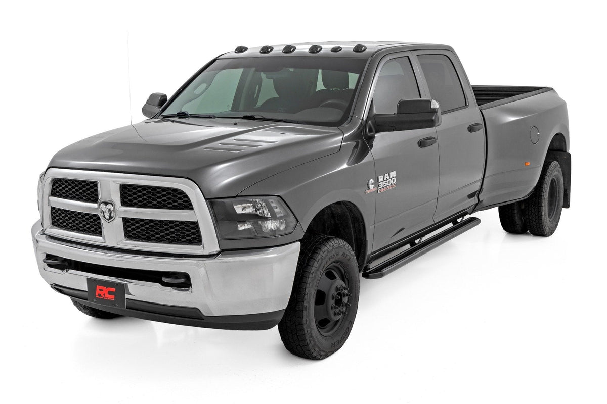 Rough Country Multi-Color LED Running Boards Crew Cab Ram 2500 3500 2WD 4WD (2011-2026)