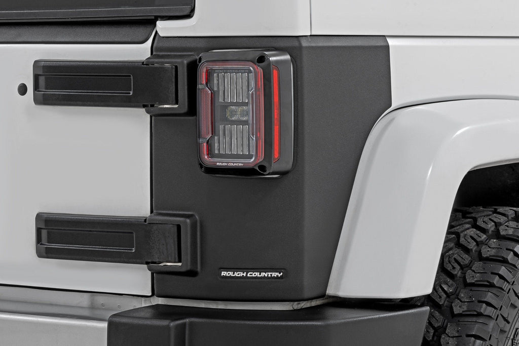 Rough Country Trail Cladding Rear Corners Jeep Wrangler JK Wrangler Unlimited (07-18)