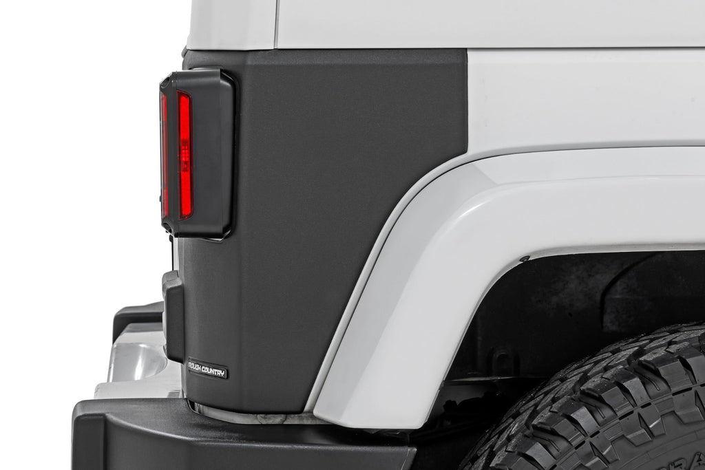 Rough Country Trail Cladding Rear Corners Jeep Wrangler JK Wrangler Unlimited (07-18)